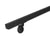 Modern Wrought Iron Metal Handrail - Custom Made, 1.5'' x 1.5'' Square Model with Flat Black Finish