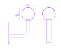 Standard handrail diameter