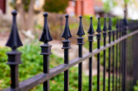 wrought iron fence