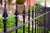 wrought iron fence
