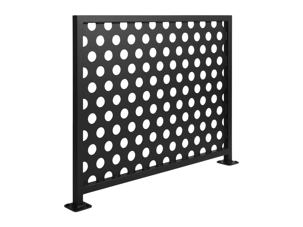 Metal handrail / balcony railing | Circle design Guardrail – SI Handrails