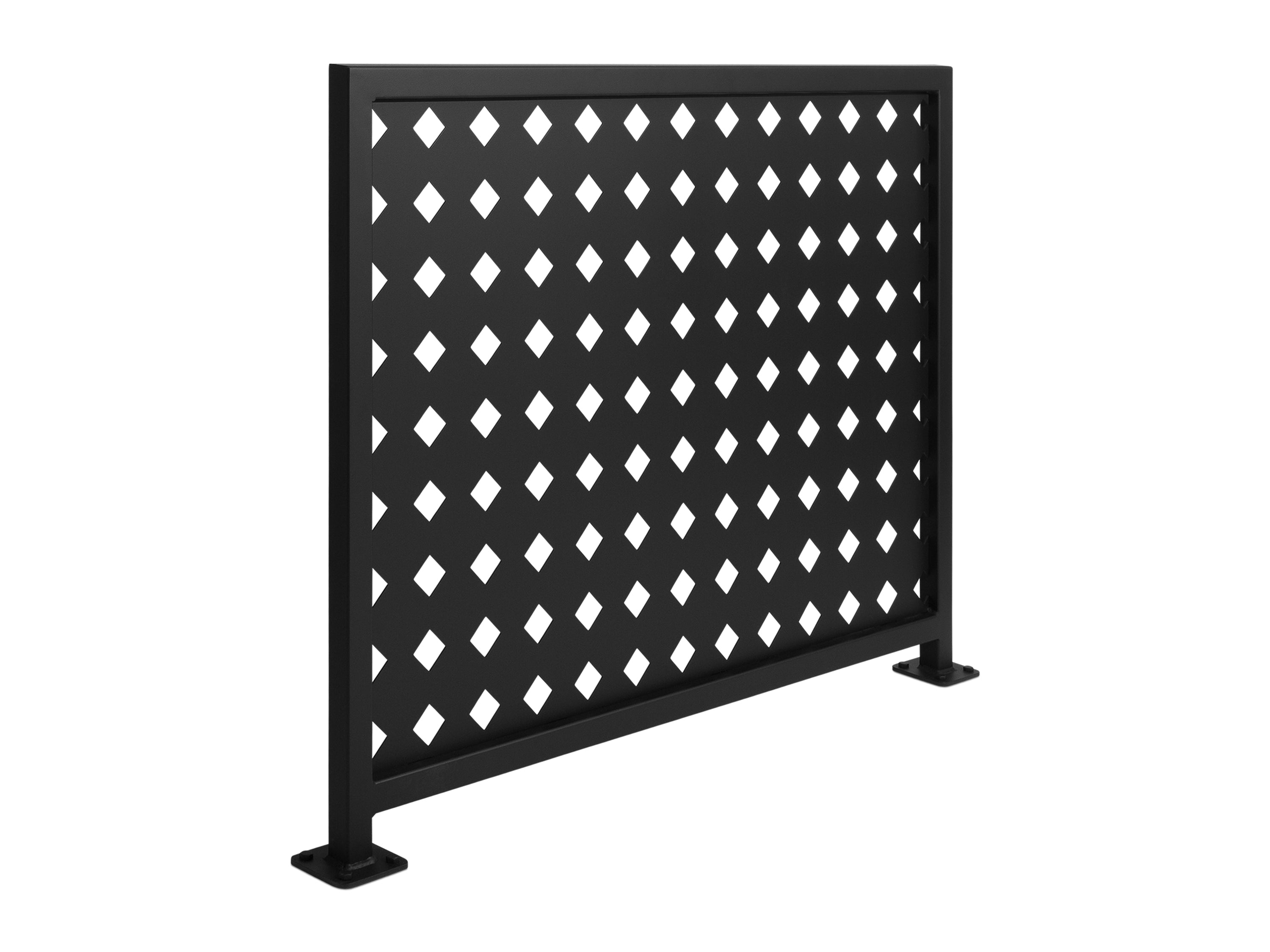 Wrought Iron Balcony Railing/Handrail | Diamond Design Model 1 – SI ...