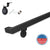 Modern Wrought Iron Handrail - Classic 1.5'' x 1.5'' Right-Angled Elbow Model with Flat Black Finish