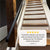 Modern Wrought Iron Handrail - Custom Made, 1.5'' Straight Model with Mitered End and Flat Black Finish