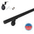 Black Iron Pipe Handrail - 1.5'' Round Wrought Iron Handrail for Stairs