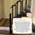 Modern Wrought Iron Guardrail -  1.5'' x 1.5'' Custom Metal Railing for Stairs with Flat Black Finish