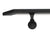 Modern Wrought Iron Handrail - Custom Made, 2'' x 1'' Angled Elbow Model with Flat Black Finish