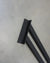 Modern Metal Handrail for Stairs - Custom Made 1.5'' x 1.5'' Wrought Iron Handrail with Flat Black Finish, Model 2